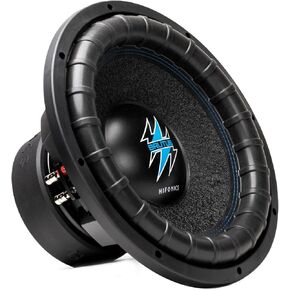 Hifonics BRW15D4 3000 Watts 15 Inch Brutus Car Audio Subwoofer with Heavy Gauge, Powder Coated, Aluminum Die-Cast Basket, Dual 70 Oz Magnet, 3 Inches Voice Coil - Dual 4 Ohm - 15 in