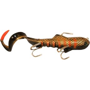 Super-D Swimbait - Realistic Fishing Lures for Bass, Musky, Walleye, Crappie, and More - Fishing Gifts for Men - 4.7oz 9" (14" w/Tail) Swim Baits, Bass Lures (Dark Side Sucker)