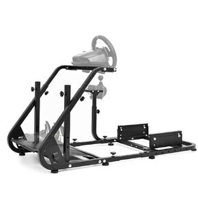 Marada Racing Simulator Cockpit Stand with Bracket Bracket Bracket Brackes Fit for Logitech ، Fanatec ، Thrustmaster ، G923 G29 G29 G920 T300 ، Sim Racing Cockpit ، No Steering Desced Pedal Set Set