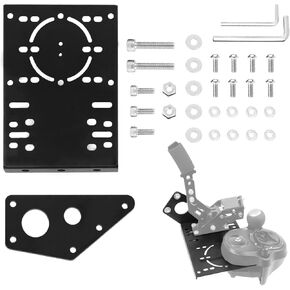 Marada Racing Shifter Mounting Bracke for Racing Wheel Stand with Mounting Bolts Fit for Our Racing Simulator Cockpit 30MM Mounting Pipe Bracket Accessories