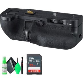 Fujifilm VG-GFX1 حزمة قبضة البطارية العمودية مع الكاميرا وعدسة مجموعة الذاكرة + 32 جيجابايت