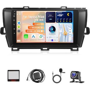 Car Stereo Radio for Toyota Prius 2010-2015 with Apple Carplay Android Auto - 9" IPS Touchscreen Car Head Unit Replacement with GPS BT WiFi FM SWC Mirror Link Backup Camera - 2G+32G (J.B.L)