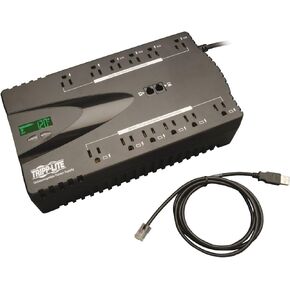 Tripp Lite Eco850lcdtaa 850va 425W UPS Eco Green Battery-Up LCD 120V USB RJ11 TAA