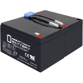 Mighty Max Battery RBC6 UPS Complete Replacement Battery Kit for APC SMC1500