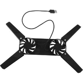NUOBESTY Laptop Cooling Stand with Slip Feet Portable Space Saving Design Efficient Heat Reduction for Notebooks Lightweight Laptop Cooler for Go Use