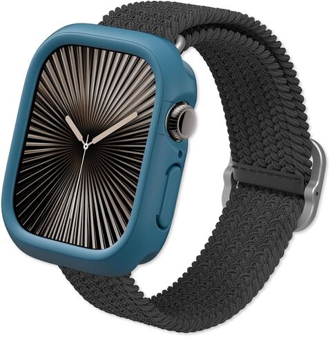 RHINOSHIELD Bumper Case Compatible with Apple Watch Series 10-42mm | Slim Protective Cover - Lightweight, Shock Absorbent, Non-Slip - Classic White in Saudi Arabia