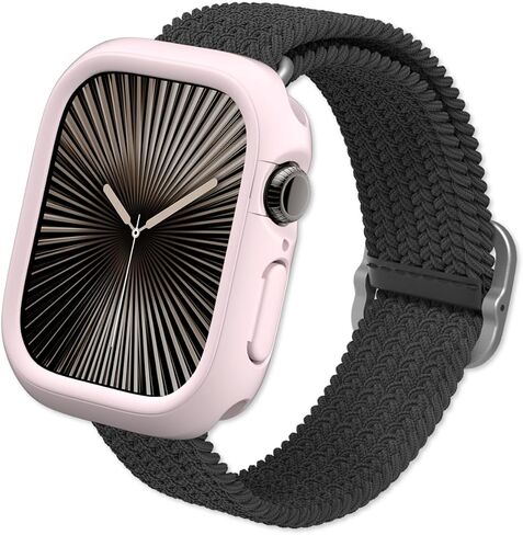RHINOSHIELD Bumper Case Compatible with Apple Watch Series 10-42mm | Slim Protective Cover - Lightweight, Shock Absorbent, Non-Slip - Classic White in Saudi Arabia