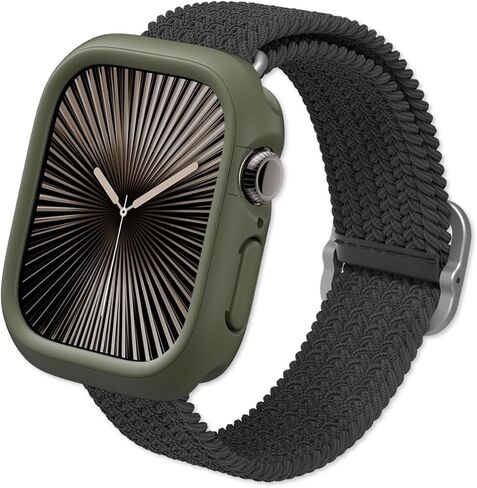 RHINOSHIELD Bumper Case Compatible with Apple Watch Series 10-42mm | Slim Protective Cover - Lightweight, Shock Absorbent, Non-Slip - Classic White in Saudi Arabia