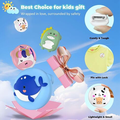 4 Pack for AirTag Holder with Pin, Soft Silicone Cute Air tag Holder for Kids Hidden Airtag Case Waterproof airtag Accessories for Child, Elderly, Pets Collar, Clothes, Shoe, Backpack in Saudi Arabia