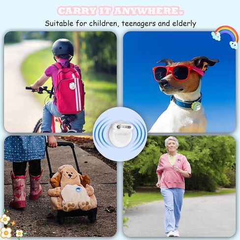 4 Pack for AirTag Holder with Pin, Soft Silicone Cute Air tag Holder for Kids Hidden Airtag Case Waterproof airtag Accessories for Child, Elderly, Pets Collar, Clothes, Shoe, Backpack in Saudi Arabia