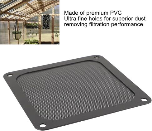 120 مم كمبيوتر مروحة مروحة مروحة الغبار الإطار المغناطيسي PVC COMPORTAL COWNER COWNER MESH MESH BARRINCS مع سهولة التثبيت ، لمروحة تنفيس الدجاج ، مثالية لمصدر طاقة حالة الكمبيوتر الشخصي ، فتحات التهوية المروحة in Kuwait