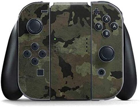 Skinit Decal Gaming Skin Compatible with Nintendo Switch (2017-2021) Joy-Con Controller - Red Street Camo Design in Saudi Arabia