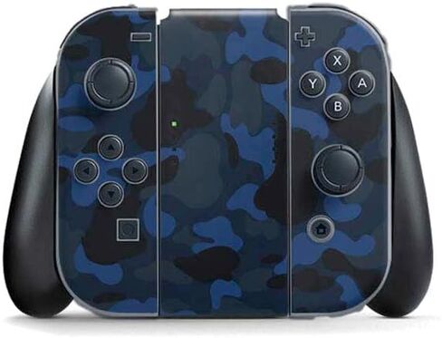 Skinit Decal Gaming Skin Compatible with Nintendo Switch (2017-2021) Joy-Con Controller - Red Street Camo Design in Saudi Arabia