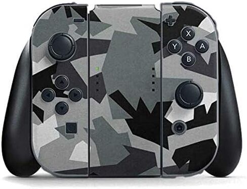 Skinit Decal Gaming Skin Compatible with Nintendo Switch (2017-2021) Joy-Con Controller - Red Street Camo Design in Saudi Arabia