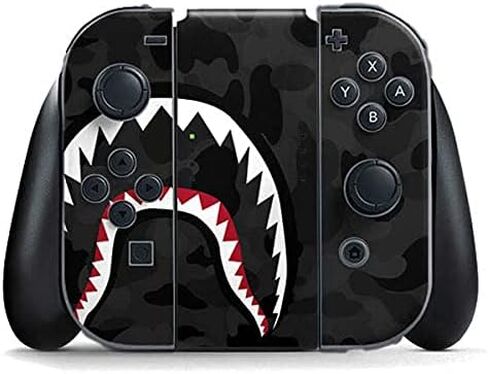 Skinit Decal Gaming Skin Compatible with Nintendo Switch (2017-2021) Joy-Con Controller - Red Street Camo Design in Saudi Arabia