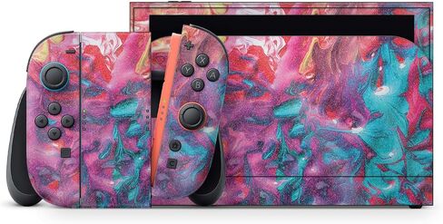 Glossy Glitter Gaming Skin Compatible with Nintendo Switch 2 Premium Kit - Time Lord Box - Premium 3M Vinyl Protective Wrap Decal Cover - Easy to Apply | Crafted in The USA by MightySkins in Saudi Arabia