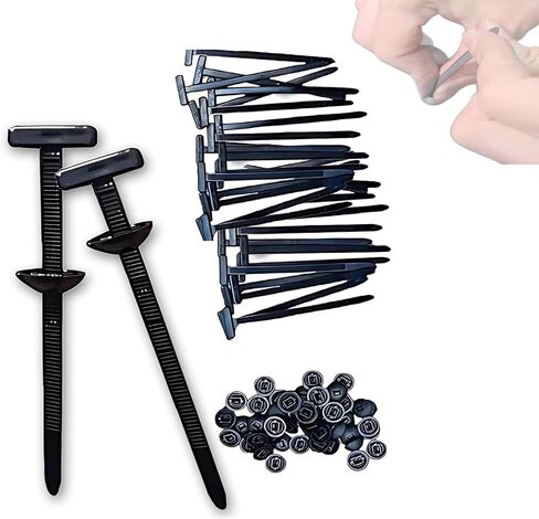 Nylon Universal Cable Tie Buckle,Self-Locking Nylon Zip Ties Holder，New Multifunctional Cable Tie Buckle,Suitable for Multiple Scenarios (100PCS) in Saudi Arabia