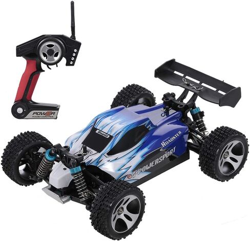 GoolRC WLtoys A959 RC Car, 1:18 Scale 2.4Ghz Remote Control Vehicle Off Road Trucks, 4WD 45KM/H High Speed Racing Buggy Car RTR for Kids, Red in Saudi Arabia