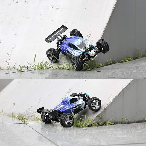 GoolRC WLtoys A959 RC Car, 1:18 Scale 2.4Ghz Remote Control Vehicle Off Road Trucks, 4WD 45KM/H High Speed Racing Buggy Car RTR for Kids, Red in Saudi Arabia