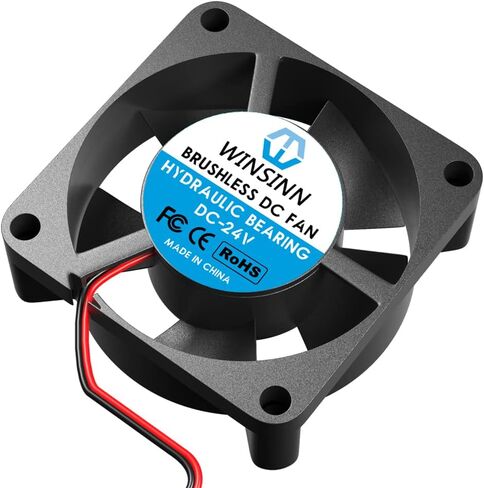 WINSINN 30mm 24V Fan - Hydraulic Bearing, 10000 RPM, 3010 Cooling Fan for Industrial Equipment, 30cm Cable with XH2.54-2PIN, Brushless 30x10mm (5Pcs) in Saudi Arabia