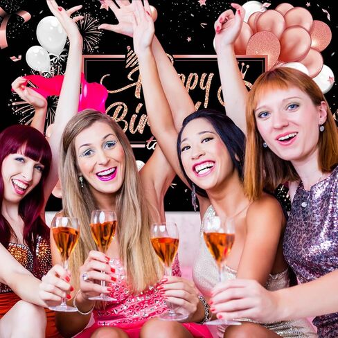 Blulu عيد ميلاد سعيد خلفية لافتة لافتة ملصق كبير من القماش اللامع بالون الألعاب النارية علامة عيد ميلاد صورة خلفية خلفية لمستلزمات تزيين حفلات أعياد الميلاد، 72.8 × 43.3 بوصة (أسود وأرجواني) in Kuwait