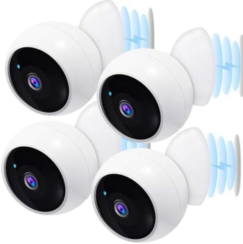 AMTIFO Wireless Security Camera Magnetic: Portable Smart 1Min Install 2K WiFi Cordless Home Indoor Camera Battery Powered 360° AI Motion Detection 2-Way Audio,IR Color Night Vision,IP67 Waterproof CG9 in Saudi Arabia