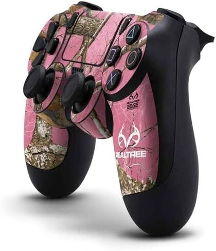 Skinit Decal Gaming Skin Compatible with PS4 Controller - Officially Licensed Realtree Edge Pink Camo Design in Saudi Arabia