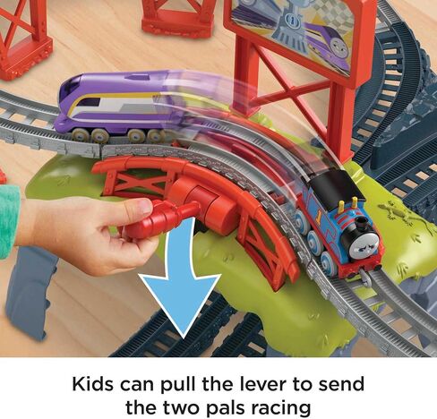 توماس اند فريندز مجموعة مضمار قطار توماس اند فريندز Race for the Sodor Cup وKana للاطفال من سن 3 سنوات فما فوق من فيشر برايس in Saudi Arabia