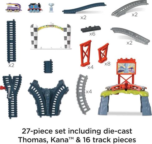 توماس اند فريندز مجموعة مضمار قطار توماس اند فريندز Race for the Sodor Cup وKana للاطفال من سن 3 سنوات فما فوق من فيشر برايس in Saudi Arabia