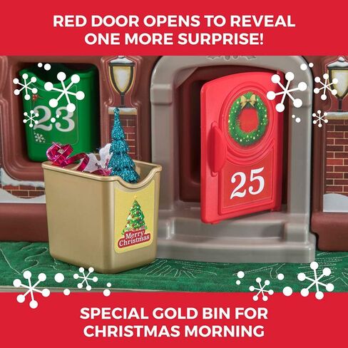 Step2 My First Advent Calendar, Kids Interactive Christmas Toy, 25 Large Refillable Bins, Hide Surprises for Holiday Excitement, for Toddlers 1+ Years Old in Saudi Arabia