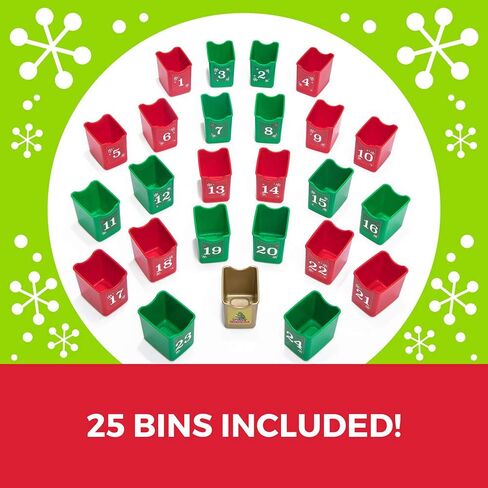 Step2 My First Advent Calendar, Kids Interactive Christmas Toy, 25 Large Refillable Bins, Hide Surprises for Holiday Excitement, for Toddlers 1+ Years Old in Saudi Arabia