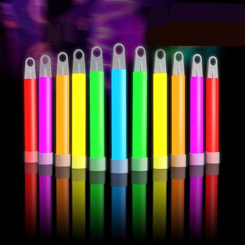 Glow Fever Glow Sticks 100pk Premium Glow In The Dark Light Up مع اسهم، لمستلزمات الحفلات، هدايا الحفلات، أعياد الميلاد، الهالوين، فائقة السطوع، تدوم حتى 12 ساعة in Kuwait