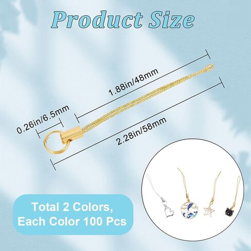 GorgeCraft 200pcs سحر الهاتف المحمول سحر الشحول الحبل تقسيم حلقة حزام النغمة الهاتف المحمول الأشرطة chain chian in Kuwait