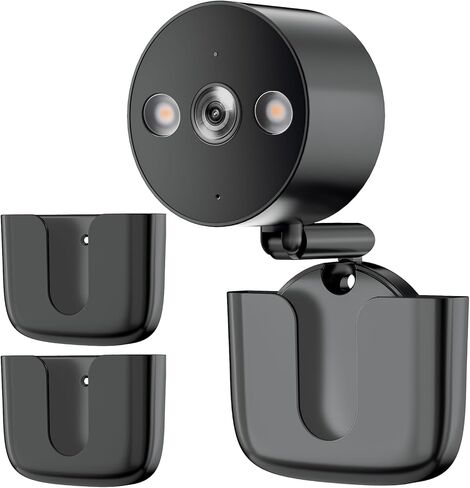 إدخال تركيب الكاميرا اللاصقة ، مناسب لكاميرا Tapo Link C120 ، بدون شريحة حفر حفر ، حامل تثبيت سهل لنظام الأمان في الهواء الطلق الداخلي ، الأسود ، 2Pack (لم يتم تضمين الكاميرا) in Kuwait