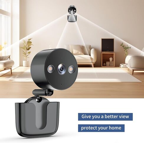 إدخال تركيب الكاميرا اللاصقة ، مناسب لكاميرا Tapo Link C120 ، بدون شريحة حفر حفر ، حامل تثبيت سهل لنظام الأمان في الهواء الطلق الداخلي ، الأسود ، 2Pack (لم يتم تضمين الكاميرا) in Kuwait