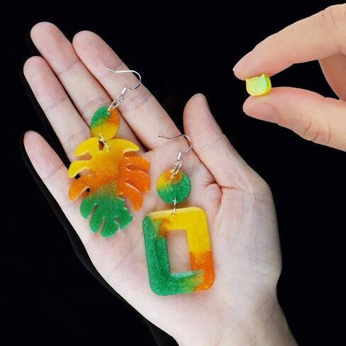 NiArt Beauty Jewelry Holder Epoxy Resin Silicone Casting Mold Kit, 2PCS Earing Stand Display for Necklaces Bracelets Storage Jewelry DIY Crafts Arts Handcraft Home Decoration Gift in Kuwait