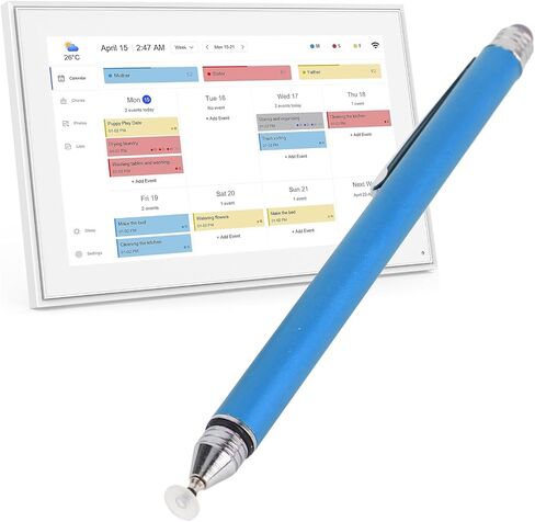 قلم متوافق مع تقويم المناور ، تغيير شاشة Smart Smart ، Canupdog Kaclendar Digital ، القلم السعوي Dualtip ، قلم سعصاء Tip Tip (Rose Red) in Saudi Arabia