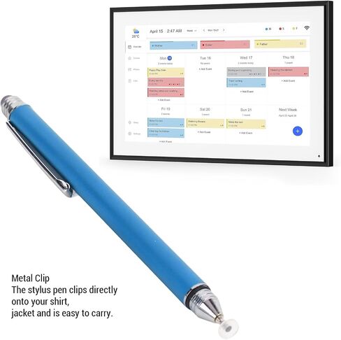 قلم متوافق مع تقويم المناور ، تغيير شاشة Smart Smart ، Canupdog Kaclendar Digital ، القلم السعوي Dualtip ، قلم سعصاء Tip Tip (Rose Red) in Saudi Arabia
