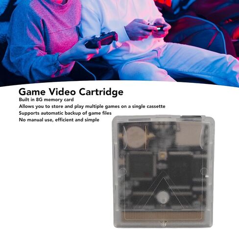 Professional 1000 in 1 Game Flash Memory Card for Gameboy Color, 8G Memory Card for Gameboy Advance SP with Simply Drag and Drop File Management, Customize A B Functions. in Saudi Arabia