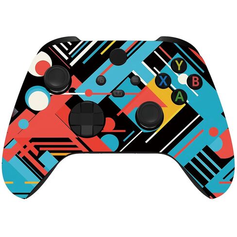 وحدة تحكم مرصعة مخصصة Controlerzz Abstract-تتضمن وحدة تحكم لاسلكية مخصصة للإنصاف المخصص لسلسلة Xbox Series X/S و Xbox On in Kuwait