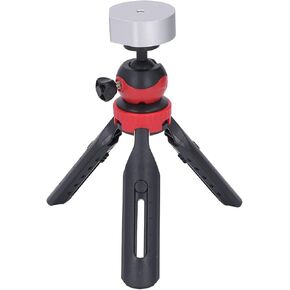 Yosoo Sturdy Tripod Stand with 360° Angle Adjustment for Mini Antenna, Ideal for Temporary Setups (Black Adapter) (Silver Adapter)