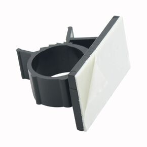 XL Adjustable Cable Clips Adhesive Nylon Wire Clamps, Black, 25 Pack