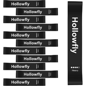 12 Pcs Latex Resistance Bands for Working Out Booty Workout Stretch Exercise Bands Non Slip for Legs Squat Resistance Loop for Women Men Starter Butt Hip Thigh Fitness