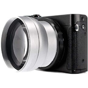 0.5X Wide Angle Lens for Canon PowerShot G5X, G7X Mark II, and G7X Mark III (Includes Lens Adapter & More)