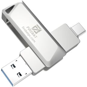 محرك أقراص فلاش USB ، ثنائي 2 في 1 نوع C & USB محرك إبهام الحالة الصلبة 3.2 ، تخزين بيانات عصا الذاكرة لجهاز iPhone 15 ، هاتف Android ، الكمبيوتر اللوحي ، MacBook ، Windows