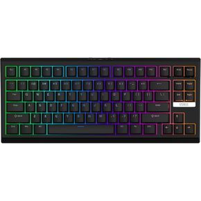 EPOMAKER G84 80% RGB Gaming Mechanical Keyboard, 2.4GHz/ Type-C/BT Wireless Keyboard, QMK/VIA Programmable, Hot-Swappable, NKRO, with Shine Through PBT Keycaps for Gamers (White, Creamy Jade Switch)