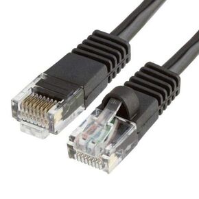 MaxLLTo 32ft Ethernet Internet LAN CAT5 Network Cable for Computer Modem Router Black,RJ45 Male-to-Male Cat 5e Cable 1-Piece
