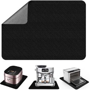 12" x 8" Small Appliance Slider for Countertop, Sliding Tray for Kitchen Appliances, 360° Rotating Sliding Pad for Coffee Maker, Heat Resistant Mat Cut to Fit Stand Mixer, Air Fryer, Microwave