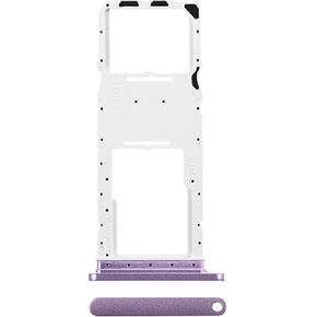 for Samsung Galaxy A05s Sim Card Tray Replacement (Single SIM Version) Violet Card Tray Slot Holder Bracket Adapter with Needle Ejector for A05s SM-A057F