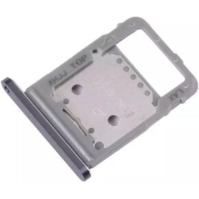 SIM MicroSD Card Tray Holder Slot Replacement Compatible with Samsung Galaxy Tab S8 SM-X700 (Silver)